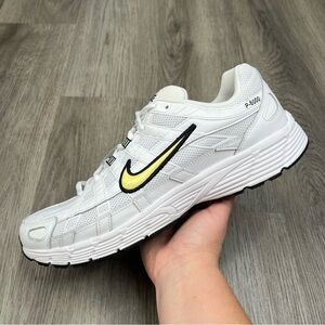 Nike P-6000 FN4294-100 Sneakers Men's Size‎ 14 White Lemon Chiffon Running Shoes